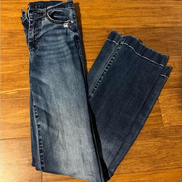 7 For All Mankind Dark Blue Denim Jeans - Picture 2 of 3